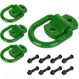 4pcs/set 1/2 Inch Spray Painted Marine D-ring 12000 Pound Box Truck Pull Ring Car Trailer Hook