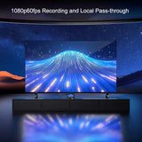 Ezcap 277 1080p HDMI CVBS AV Video Capture Card Game Recorder Schedule Recording To SD Card 5 Inch Screen Playback voice Mixing