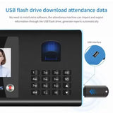 3D Infrared Facial Recognition Attendance Employee Fingerprint Check-in Equipment Set Up Department Shift Users Without Software