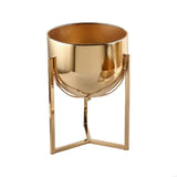 New Multiple Level Iron Plant Stand Featuring Space Efficient Design Maximizes Plant Showcases in Small Area Balcony