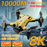 2024 New M5 Drone 8K Professional Triple Camera Brushless Motor Optical Flow Positioning Foldable Quadcopter RC Dron