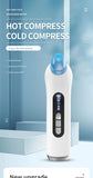Electric USB Rechargeable Extractor Tools Black Dot Acne Pore Cleaner Blackhead Remover Vacuum With Hot Cold Compress