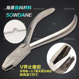 V-notch Wire Crimping Pliers, High-temperature Resistant (135°c), Laboratory-specific Tool