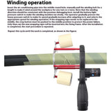 Air Conditioning Electric Tape Winding Machine WK-600 Pipe Power Copper Pipe Automatic Bundler Machine Insulation 12V