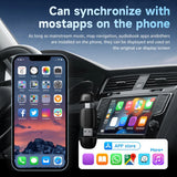 2 in 1 Wireless CarPlay Android Auto Adapter Wireless CarPlay Adapter Convert Wired To Wireless Smart Box for Factory Wired Cars