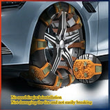 Car Anti-skid Chains Off-road SUV Pickup Trucks General Snow Mud Thick Iron Chains Tires Anti-skid Chains