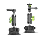 Aluminum Alloy Universal Suction Cup Holder for Action Camera for GoPro, DJI Action & Cameras Suction Cup