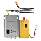 1.2G 1.5W Wireless Audio Video Transceiver CCTV Monitoring Transmitter Receiver