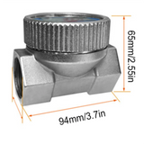 ABWG-DN25mm Flow Meter High Precision Electronic Turbine Flowmeter Methanol Digital Fuel Gauge Oil Turbine Flow