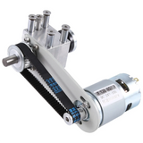 ABWG-Mini Aluminum Table Saw Lifting Spindle DIY Cutting Polishing