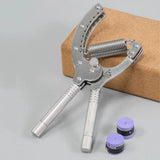 Portable Sports Tools - Adjustable Hand Grabber - 10-120kg Stainless Steel Grip Strength Trainer for Arm and Forearm Workout