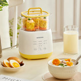220V Electric Egg Boiler Breakfast Machine Multicooker Steamer Automatic Egg Cookers Home Egg Custard Steaming Cooker 300W