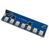 VL817 USB3.0 3.1 HUB High-speed Hub Module 1 to 7 Port Hub Type-C Interface HUB with Current Backflow Prevention Function