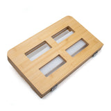 Bamboo Manual Soap Cutter Multi 1-12 Bars Precise Accurate1 Inch Handmade Soap Slicer with Steel Wire for Bath And Body Products