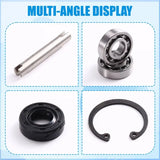For Volvo Penta Water Pump Shaft Replacement Kit For MD5A MD5B MD5C MD6B MD7A MD7B MD11C MD11D- Models 21951422 875584