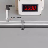 Digital Display Pressure Sensor with Alarm - Multi-Function Monitor for Gas/Air/Water/Hydraulic Pressure, Vacuum Pipeline