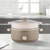 3L Electric Hot Pot - Non-Stick Multi-Cooker for Steaming & Cooking (Household Appliance, Fast Heating, Easy Clean, 800W)