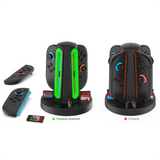 4In1 Charging Dock For Switch 2 Controller Charging Station Card Storage Base With 360° LED Indicators For NS Switch 2