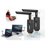 5G 200M Wireless HDMI Video Audio Transmitter Receiver Extender Display Adapter Support 1 TX 2 RX TV Box PC To Monitor Projector