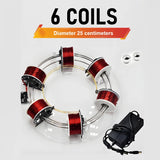 6 Coil Electromagnetic Cyclotron Ring Accelerator Electromagnetic Ring Electromagnetic Cyclotron Circular Accelerator