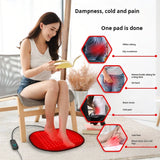 3-in-1 Red Light Therapy Pad for Butt Enhancer Waist 128LED Hips & Feet - Heating Cushion with Red Light Therapy Pad
