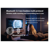 Bluetooth 5.4 Audio Receiver Transmitter Audio Adapter Audio Adapter Wireless Stereo Music With Mic