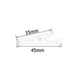 10PCS 35MM Pure Copper Alligator Clip Crocodile Electrical Clamps Testing Probe Meter Boot Car Auto Battery Alligator Clip New
