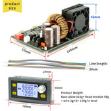XY6020L 20A 1200W DC 6V-70V to 0-60V Buck Module CNC Adjustable DC Voltage Regulator Board CV CC Step Down Power Supply Module
