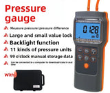 AZ82152 Electronic Pressure Gauge AZ82012 High Precision Electronic Micro Differential Pressure Gauge AZ82062 Differential