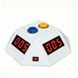 0.8” 3-Digit Red LED Countdown Timer with 999s Max for Board Games, Card Games, Competitions - Four-Sided Digital Game Timer