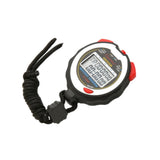 Waterproof Stopwatch Chronograph with Wristband Alarm/Time/Date/Week Double Row Digital Display Countdown Timer for Sport Match