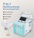 H2O2 7 in 1 Water Oxygen Jet Peel Hydro Beauty Skin Cleansing facial Machine Facial Machine Water Aqua Peeling for Home Use
