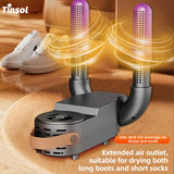 New Smart Touch Screen Shoe Dryer Fast Heating Sterilization Heater Socks Dryer Hot Air Deodorizing Dehumidifier