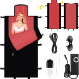 2570 Uds LED 660nm almohadilla de terapia de luz roja saco de dormir 850nm terapia de luz infrarroja cercana almohadilla grande