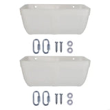 2025 New 2PCS Chicken Feeders Hanging Waterer Bowl Efficient Poultry Feeding Solution for Small Farm Coops Feeding Accessories