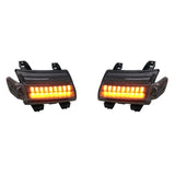 Car LED Dynamic Daytime Running Lights Marker Light Turn Signal Lights For Jeep Wrangler JL 2018-2019 DRL