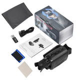 Ponbos R7 Rechargeable HD Digital Monocular Telescope 5X Zoom 300M Infrared Night Vision for Hunting Camping Recording Video