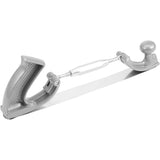 Carosheen Flex Metal Panel Polisher with Curved Steel Teeth  Adjustable File Holder Polisher Files Silver For Sand Flat Nice