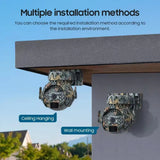 IR Solar Powered 4G & WIFI Trail Camera, Night Vision PTZ Camera for Home Anti Damage Hunting