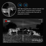 1920x1080 OLED HD Night Vision Scope for Hunting Day & Night Observation Outdoor Use Portable Night Vision