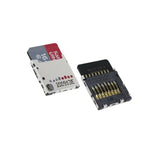 Raspberry Pi microSD Card Slot-Push-Pull TF/SD Card Reader Socket for Memory Storage- Compatible with Raspberry Pi 4/3/Zero