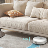 3-in-1 Robot Vacuum Cleaner USB Rechargeable 1000Pa Suction Robotic Vacuum and Mop Combo for Home Floor Washing Carpet Pet Hair