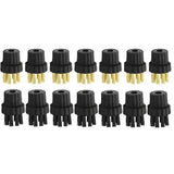 Steam Cleaner Accessories 24Pcs M8 Attachments 12Pc Nylon Brush Heads 12Pc Brass Brush Heads Steam Cleaner Brush Head Steam
