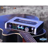 Gottomix US20 Professional USB Audio Interface Live Broadcast Recording Sound Card For Musician And Digital DJ And Singer