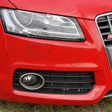 Front Bumper Grille Fog Light Cover Frame 8T0807681B01C 8T0807682D01C For A5 S5 2008-2012 S-Line Accessories