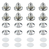 Pailvens Loudspeaker Feet 8SET Height Adjustable Copper Alloy Loudspeaker Spikes Set Subwoofer Spikes
