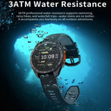 3ATM Waterproof GPS Sports Smartwatch With LED Lighting 4GB Memory MP3&MP4 Photo Album Video Recorder Dynamic Dial Offline Map