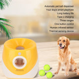 Ball Thrower Throwing Game for Outdoor Indoor Dog Tennis Ball Launcher Dog Automatic Ball Launcher Interactive Pet