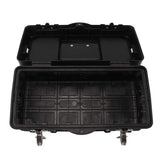 Hardware home tool box large medium small portable electrician multi-function repair car box storage box Black Knight