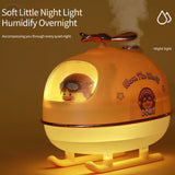 Creative Helicopter Mini Air Humidifier Office Home Room Aromatic Ultrasonic spray Cute Favorite Desktop Humidifier Aromatherapy